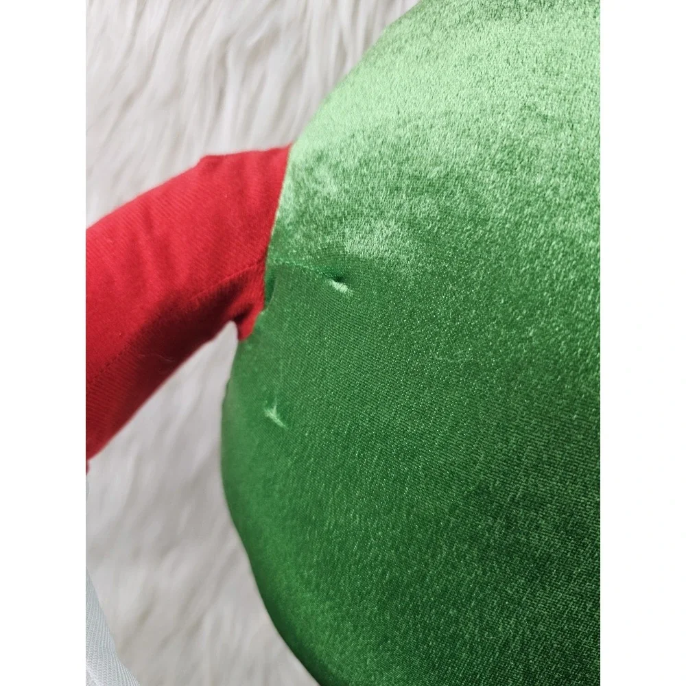Super Nice Jumbo Mrs. M&M Christmas Plush 24 Inches Green Red
